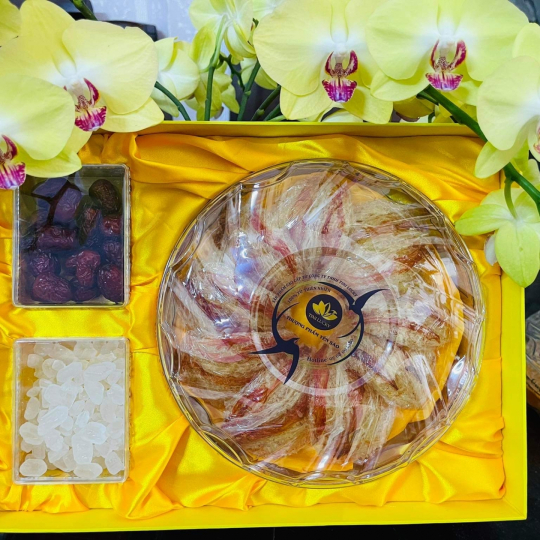 Yến Sào - Tinh Chế Cam 1 Mặt Sợi Tini Nest